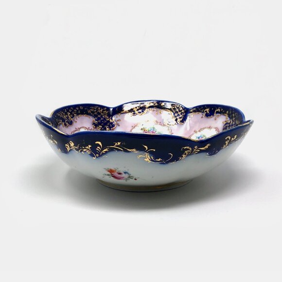 Antique Hand Painted Porcelain Bowl - Picture 4 of 5